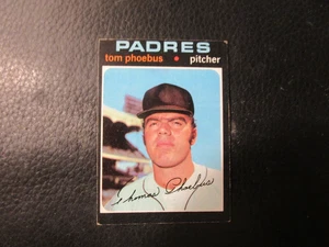 1971 TOPPS#611 TOM PHOEBUS PADRES EX/EXMT BT#611 - Foto 1 di 2