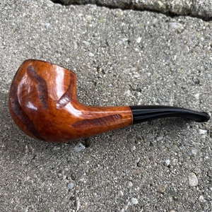 Pipa corta tallada Briar Estate vintage Yello-Bole - Imagen 1 de 8