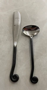 Gourmet Settings Zuckerlöffel und Buttermesser Violinschlüssel - Bild 1 von 4