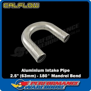 180° 2.5 Inch (63mm) Mandrel Bend - Aluminium Intake Intercooler Pipe - Picture 1 of 2