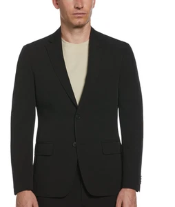 Perry Ellis Herren Slim Fit Tech Anzugjacke, Stil # RTA0013. Gr. 40 lang, schwarz - Bild 1 von 17