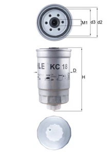 MAHLE Kraftstofffilter KC 18 mit Wasserablassschraube Anschraubfilter für AUDI 1 - Bild 1 von 6