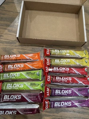 12x Clif Bloks Energy Chews (Assortment) Of Flavors Athlete Series Expires 6/25+ - Image 1 of 2