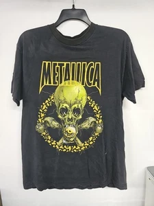 Vintage Metallica No Leaf Clover Pushead Skull T-Shirt Mens Large Giant Tag - Picture 1 of 14