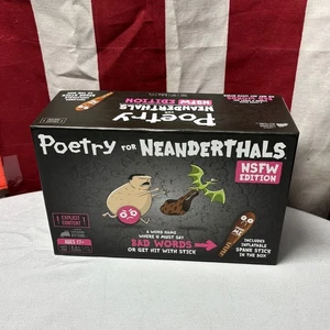 POETRY FOR NEANDERTHALS card game NSFW Edition adult party Exploding Kittens - Picture 1 of 3