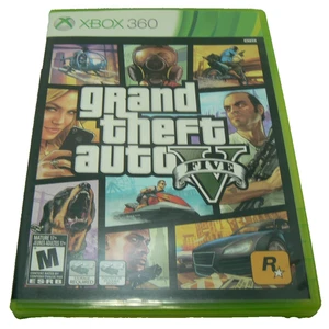 Grand Theft Auto V Xbox 360 GTA 5 Complete Case Manual Tested M Rated Used - Picture 1 of 2