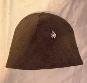Volcom Full Stone Beanie Hat - Dark Brown - Picture 1 of 5