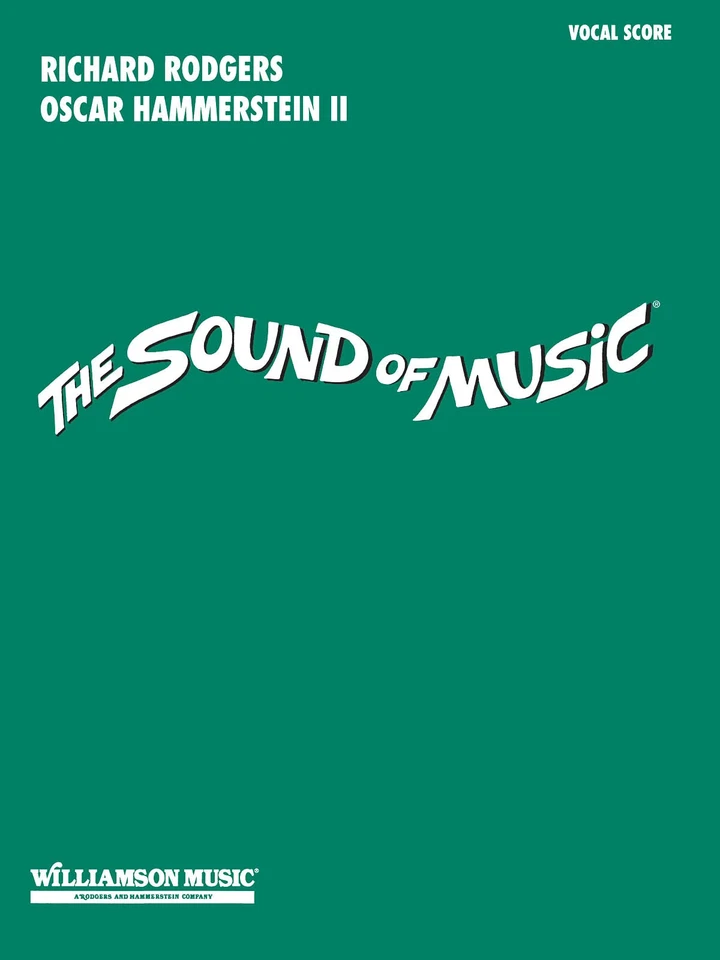 The Sound of Music Vocal Score Piano Sheet Music Lyrics Hal Leonard Book - Image 1 of 1