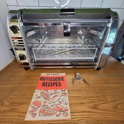 Parrilla asadora vintage Roto-Broil 400 "Custom 600" con libro de recetas Foto 1 de 4
