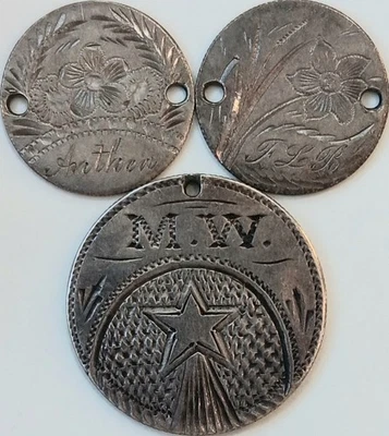 Lote de fichas de amor ilustrativas flor anthea estrella fugaz libertad sentada centavo cuarto Foto 1 de 4