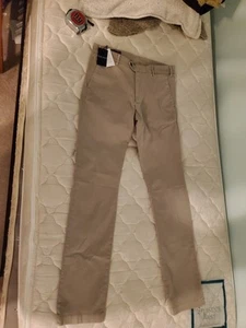 PETER MILLAR Crown Crafted Concorde Khaki Pants MS23XB70 Size 32x34 NWT - Picture 1 of 19
