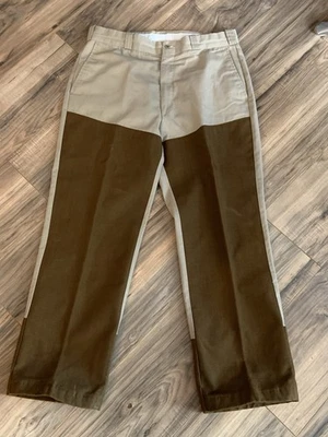 Vtg Rattlers Brand Hunting Pants Snake Brush Guard Sz 34/33 Actual 34/27.5 USA - Image 1 of 4