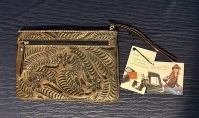 AMERICAN WEST - Estuche acolchado de muñeca de cuero con herramientas - 9 pulgadas Foto 1 de 4