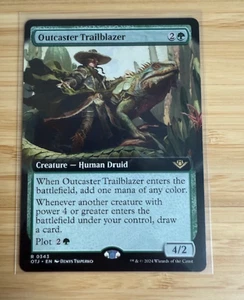 MTG: Outcaster Trailblazer (Extended Art) Outlaws of Thunder Junction Regular NM - Picture 1 of 2