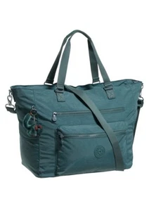 Kipling XL Isaac Travel Duffel Bag Crossbody Light Green Aloe Tonal - Picture 1 of 3