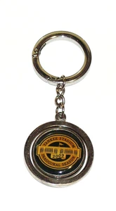 NY Yankee Stadium Keychain Spinner 2009 Inaugural Baseball Season Key Ring MLB - Picture 1 of 2