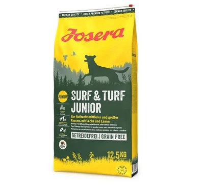 JOSERA Surf & Turf Junior Hundefutter für Welpen  - 12,5kg Getreidefrei - Bild 1 von 3