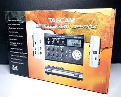 Tascam PocketStudio DP-004 Digital Multi Track Recorder 4 Track Pocket NEW - Image 1 of 4