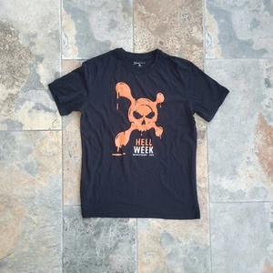 Camiseta Orange Theory 2022 Hell Week Adulto Talla Grande Negra Manga Corta Nueva Sin Etiquetas - Imagen 1 de 7