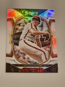 2023 Panini Select Baseball Steve Carlton Silver Prizm Philadelphia Phillies MLB