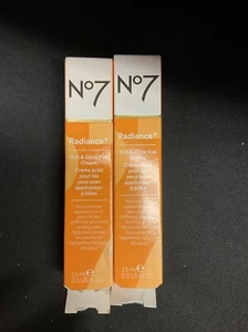 LOT OF 2 No7 Radiance Roll&Glow Eye Cream 15mL/ Each - Picture 1 of 1
