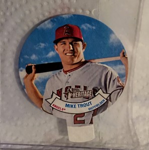 MIKE TROUT 2019 Topps Heritage 1970 Baseball Stars Candy Lids #2 Angels