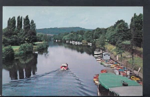 Postkarte Unbekannter Ort - Unbekannte Flussszene - Wo bitte?  T6144 - Bild 1 von 2