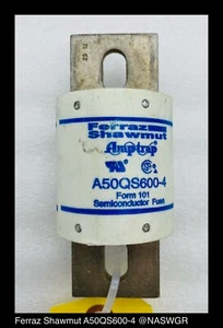 Ferraz Shawmut A50QS600-4 Fuse 600A/500VAC-500VDC - Shelf Surplus - Picture 1 of 2