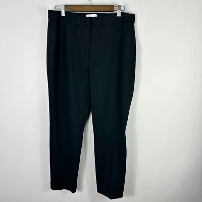 Nordstrom Rack Pants Women L Black Slim Workwear Minimalist Capsule Quiet Luxury - Image 1 of 4