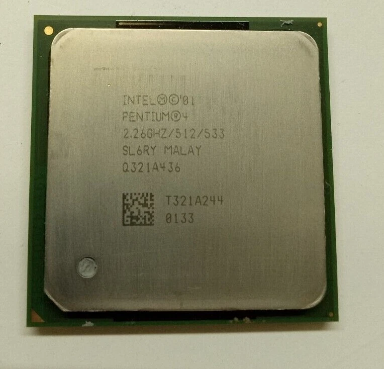 Intel Pentium 4 512K 2.26Ghz CPU SL6RY 533Mhz CPU Processor Socket PPGA478 - Image 1 of 4