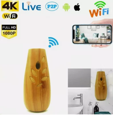 1080P 4K HD wireless WIFI Air Freshener Camera mini Family Safety recorder Cam - Bild 1 von 4