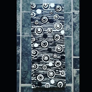 My Original Abstract Art Blob Painting on Stretched Canvas 'I'll Wait' - Picture 1 of 6