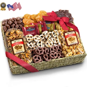 Chocolate Caramel & Crunch Grand Gift Basket FREE SHIPPING - Picture 1 of 6
