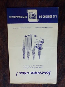 PARTITION-SOUVENEZ-VOUS-Hymne aux morts WW1-11 novembre-CEP BEAUJOLAIS - Picture 1 of 2