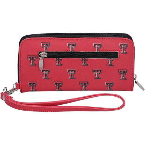 Women's Texas Tech Red Raiders Zip-Around Wristlet Wallet Cover