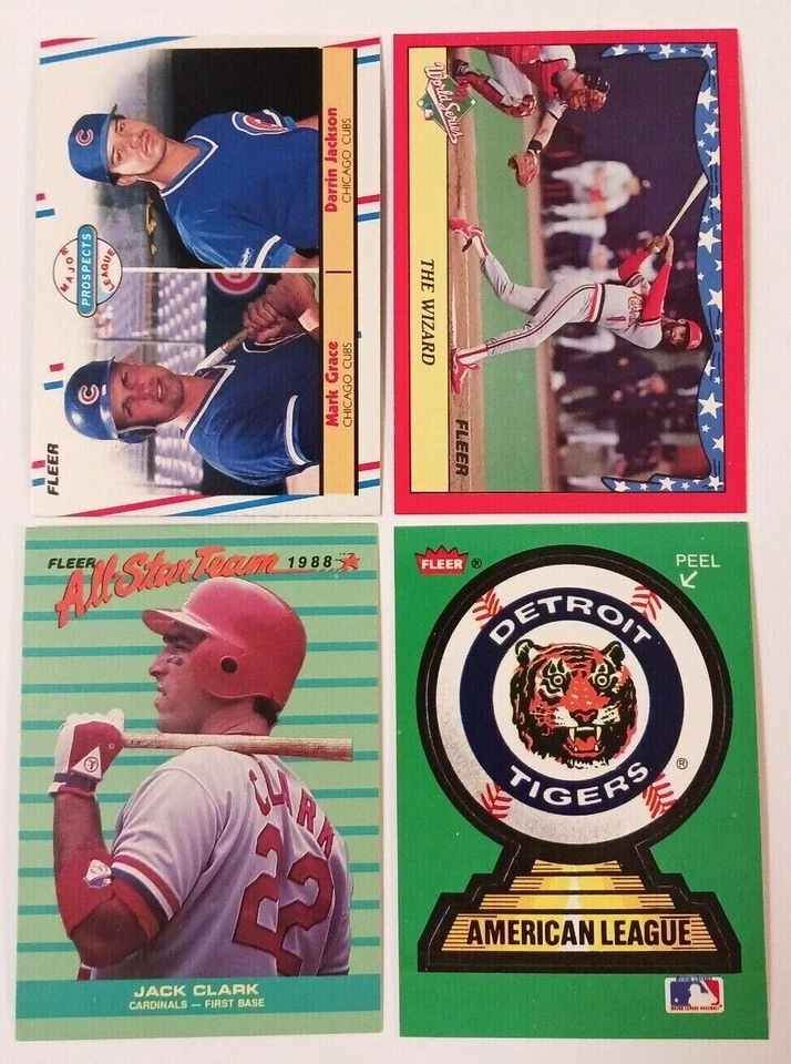 1988 Fleer Baseball, #601-660, All Stars, Stickers You Pick, COMPLETE YOUR SET!! - Image 1 of 4