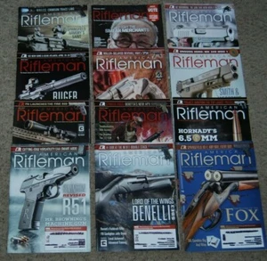Lot 12 American Rifleman 2017 Complete Year Issues Magazines NRA Guns Buyers - Picture 1 of 5