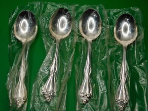 Oneida OLD SOUTH II Oval Soup Spoons Set of 4 - Picture 1 of 2