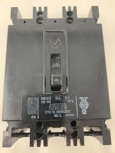 Westinghouse Cutler-Hammer EHB3015 3P 15A 480V Molded Case Circuit Breaker - Picture 1 of 7