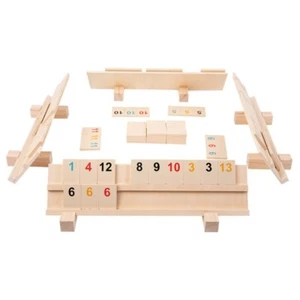 Rummy Cube Game 106 Rummy Tiles Game Set with 4 Tiles Holder for 2-4 Player - Picture 1 of 8