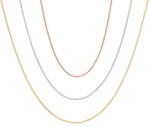 Halskette Goldkette 375 Gold Zopfkette Fuchsschwanzkette Weißgold Roségold Spiga - Bild 1 von 14