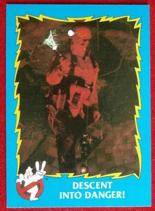 GHOSTBUSTERS II - Card #18 - DESCENT INTO DANGER! - TOPPS 1989 - Picture 1 of 2