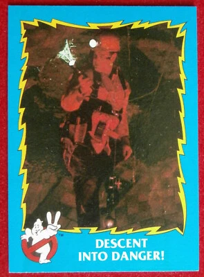 GHOSTBUSTERS II - Card #18 - DESCENT INTO DANGER! - TOPPS 1989 - Image 1 of 2