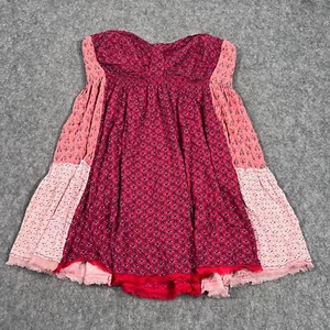 Free People Medallion Ruby Strapless Across The Sea Tunic Top Womens Size Medium - Picture 1 of 7