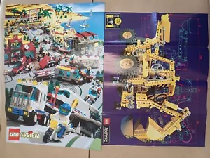 2x Vintage Lego Legoland & Technic Posters - Picture 1 of 4