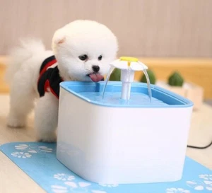 Heglow Pet Fountain, 84oz/2.5L Automatic Cat Water Fountain Dog Water Dispenser - Picture 1 of 10