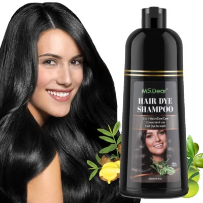 Instant Black Hair Shampoo Reverse Gray Shampoo Hair Darkening Polygonum Shampoo - Изображение 1 из 4