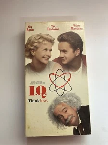 I.Q. VHS Tape Meg Ryan Tim Robbins Walter Matthau - Picture 1 of 5