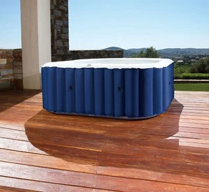 Whirlpool Pool Spa 4 Personen inklusive Filterkartusche 158 x 158 cm Sapphire - Bild 1 von 6