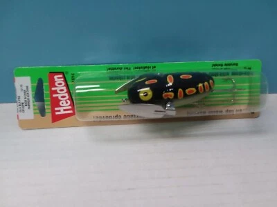 HEDDON - Crazy Crawler - X9120PM - GLO BLK FRG - Tamaño 5/8 onzas - Nuevo en tarjeta Foto 1 de 2